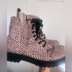 Cheetah print boots